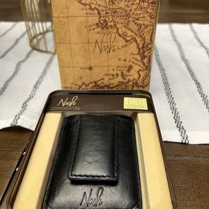 Nash mens money clipper/card holder